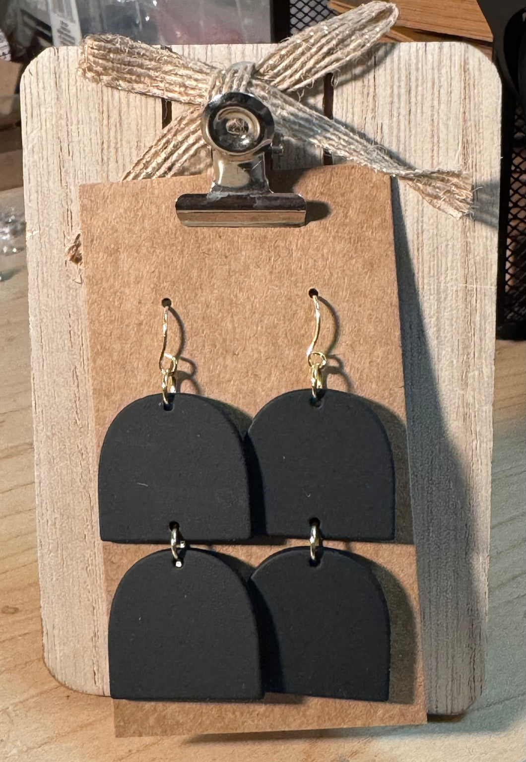 Black Shape Earrings