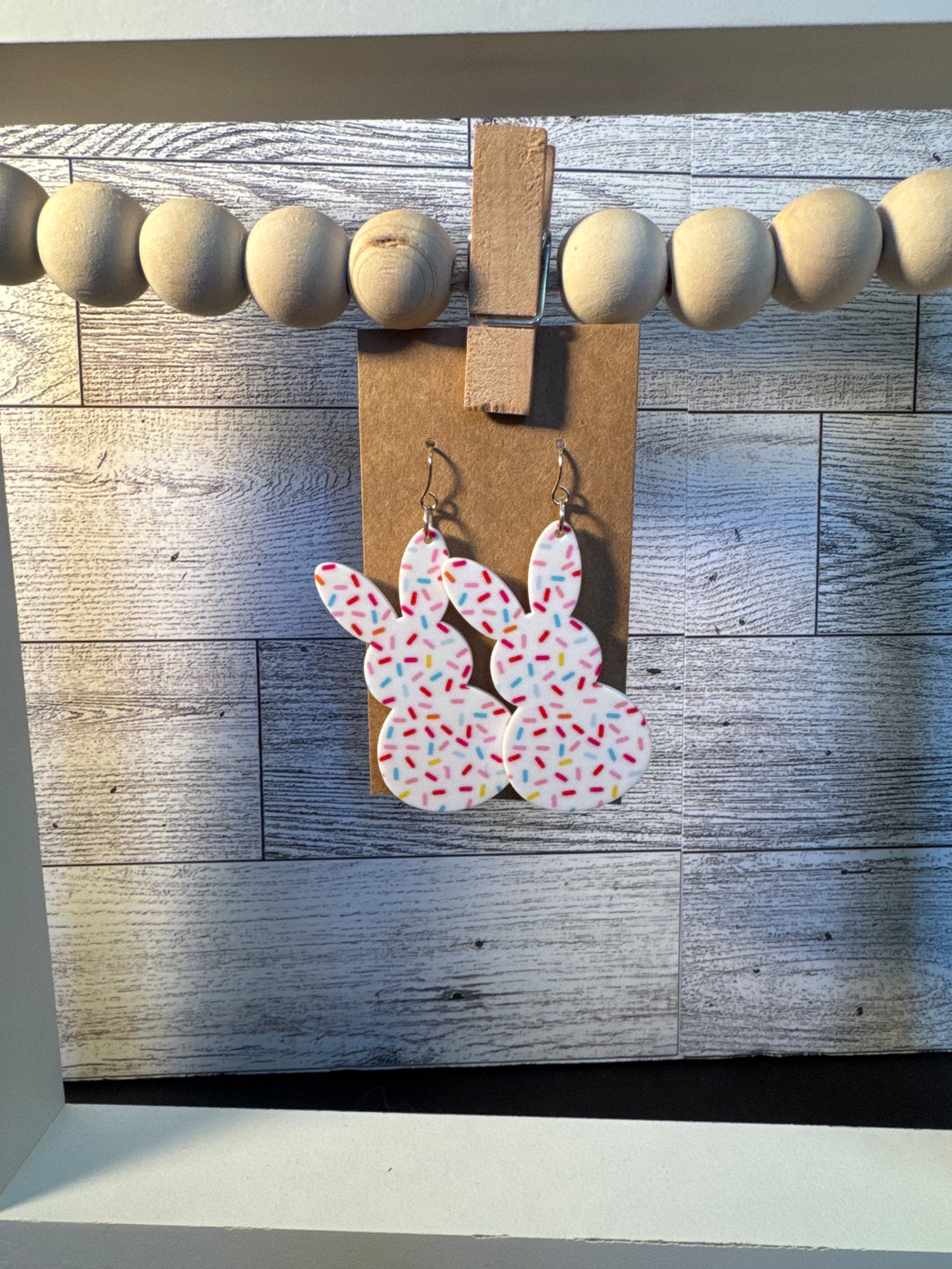 Sprinkle Easter Bunny Earrings
