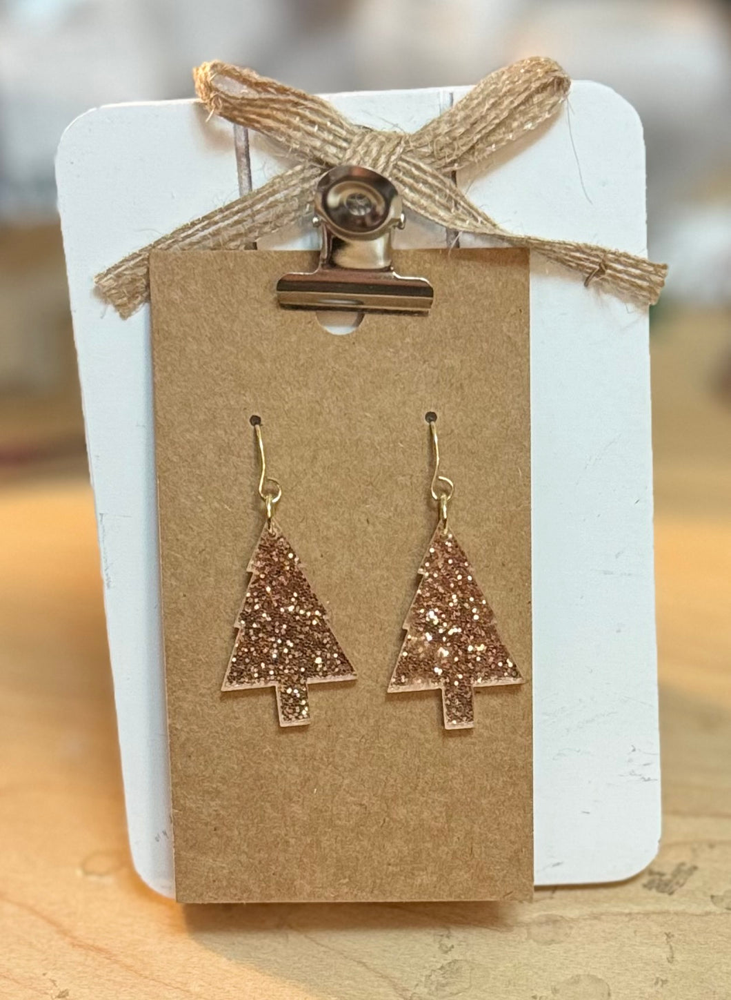 Gold Tree Earrings