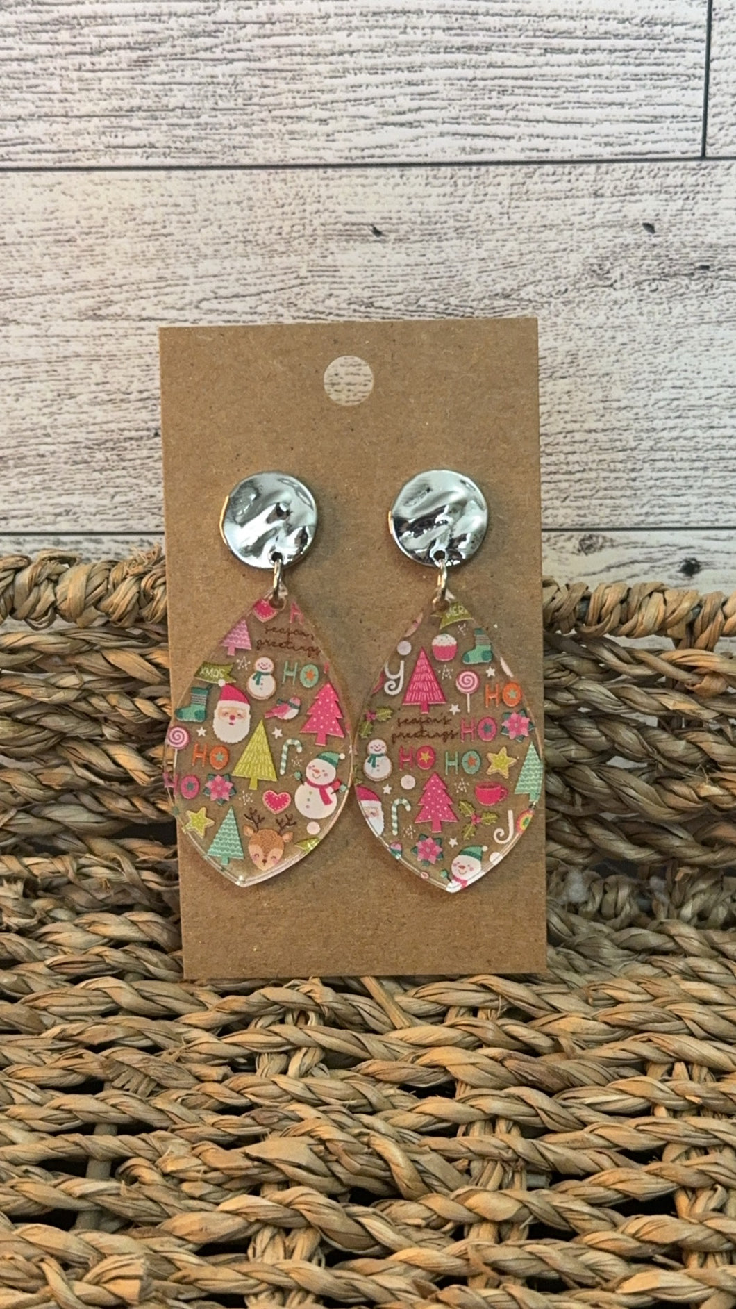 Holiday Pink Mix Earrings