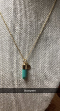 Load image into Gallery viewer, Blue/Green Stone Necklace
