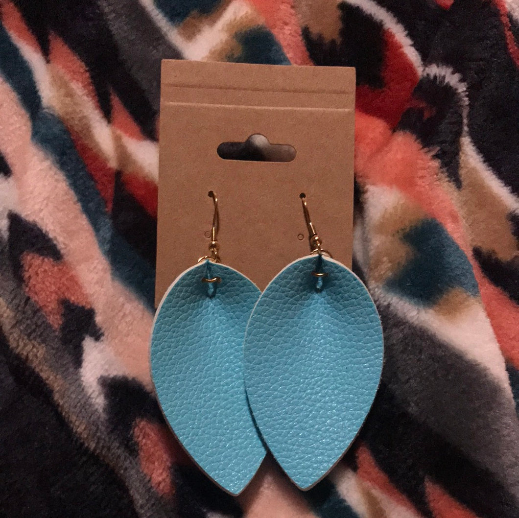Baby Blue Petal Earrings