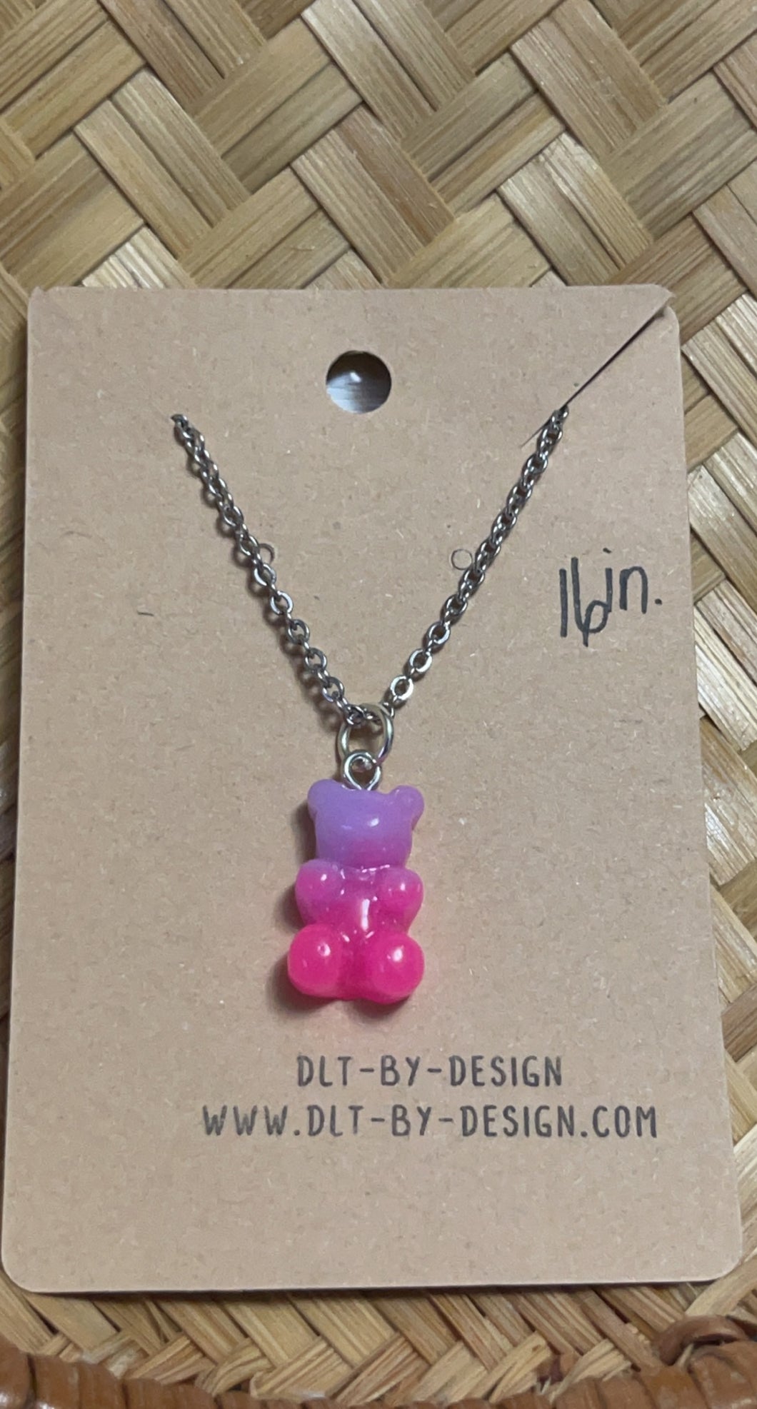 Purple/Pink Gummy Necklace *