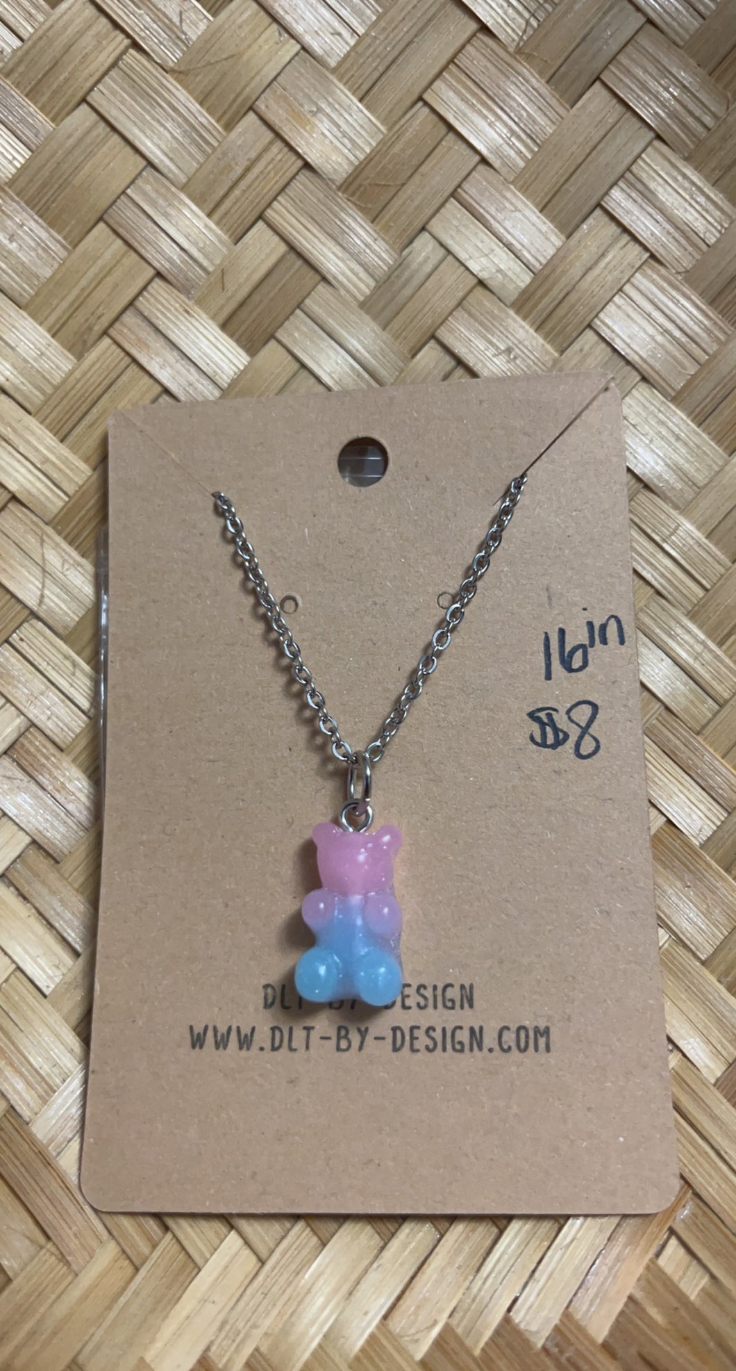 Pink/Blue Gummy Necklace*