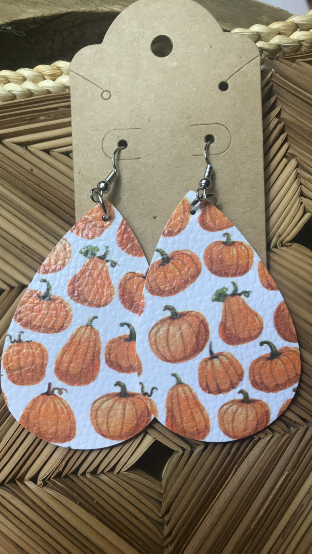 Holiday- Big Pumpkins Earrings