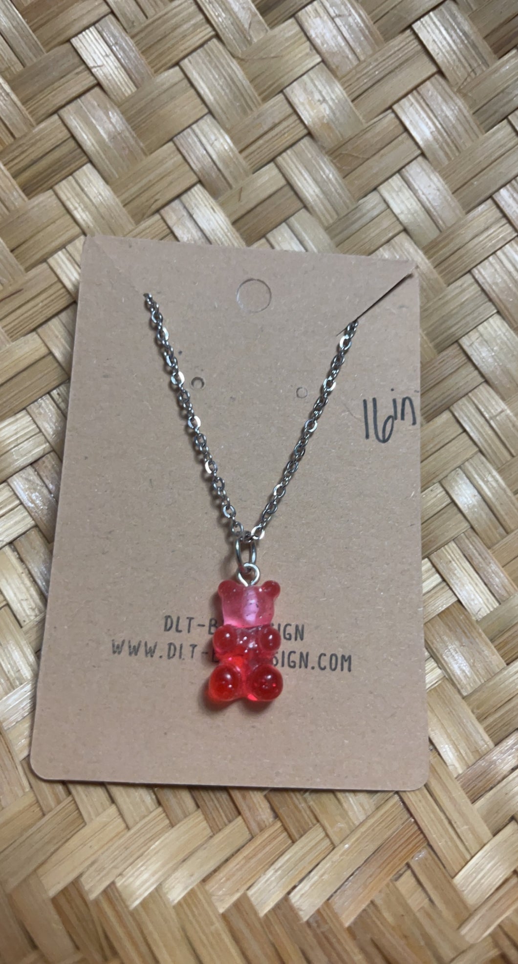 Pink/Red Gummy Necklace *