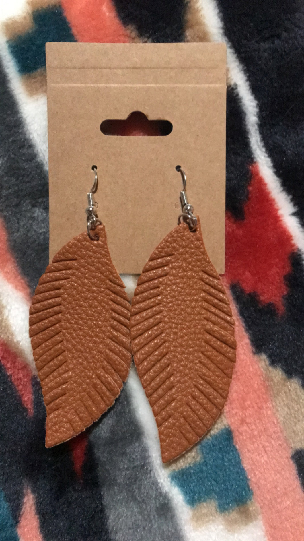 Camel Feather Earring*