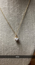 Load image into Gallery viewer, White Stone Necklace
